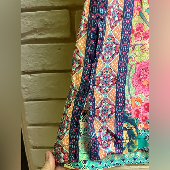 NWT Tolani Collection Rosaleen Wide Leg Floral Print Pants Size Medium - Picture 4 of 15